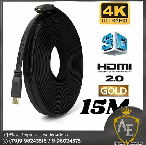 Cabo HDMI 15 metros