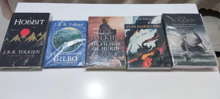 Lote | 5 Livros | J.R.R. Tolkien - Leia a descrição | Canção de Bilbo, O Senhor dos Anéis*