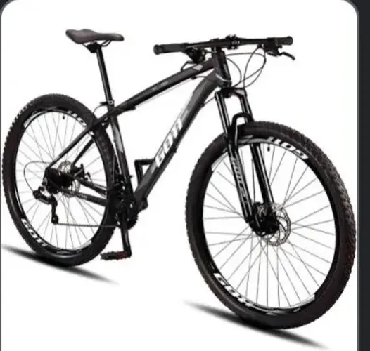 Bicicleta Aro 29-Aluminio Gott - 24v Freio a Disco XL - R8-19 Preto/Branco