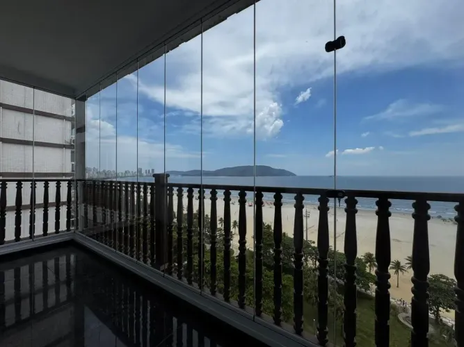 Apartamento para Venda ou locação Frente Mar - Gonzaga - Santos - SP.
