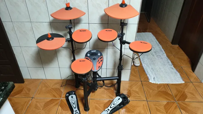 Bateria Eletrônica X-pro Ed2 Orange Laranja Choke