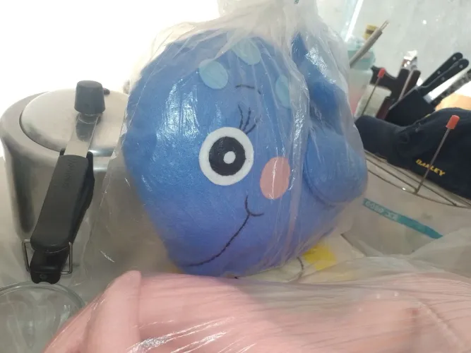 Baleia artesanato em feltro