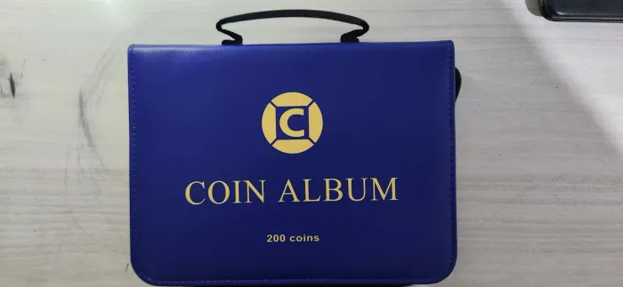 Album de moedas coin 100 moedas diferentes nacional e estrangeiras
