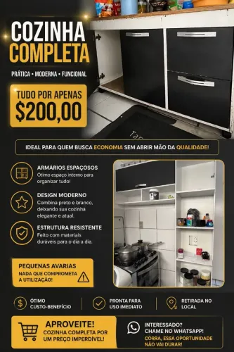 Cozinha compacta usada