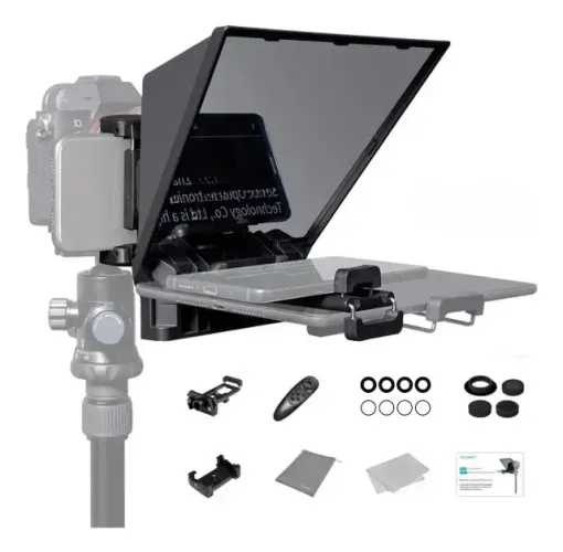 Teleprompter Para Câmera E Celular 8 Portátil Portátil T2pa