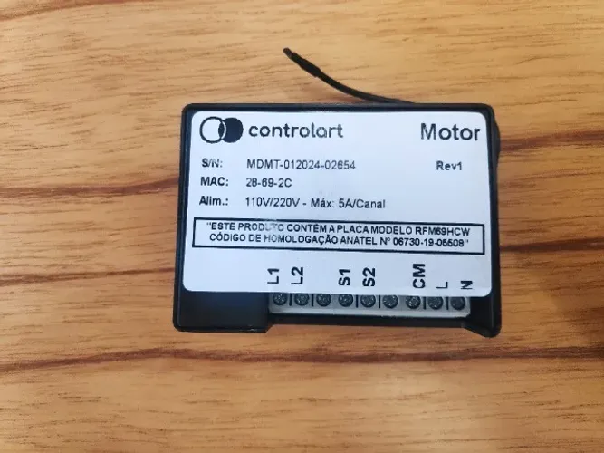 Módulo xBus Motor Control Art para Cortinas e Persianas
