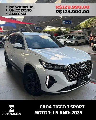 Chery Tiggo 7 Sport 1.5 Turbo Flex 16V Aut. 2025