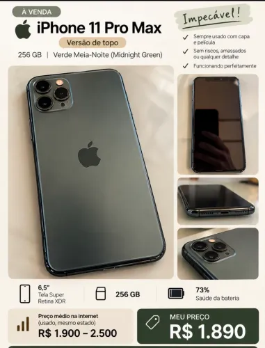 iPhone 11 Pro Max 256gb IMPECÁVEL