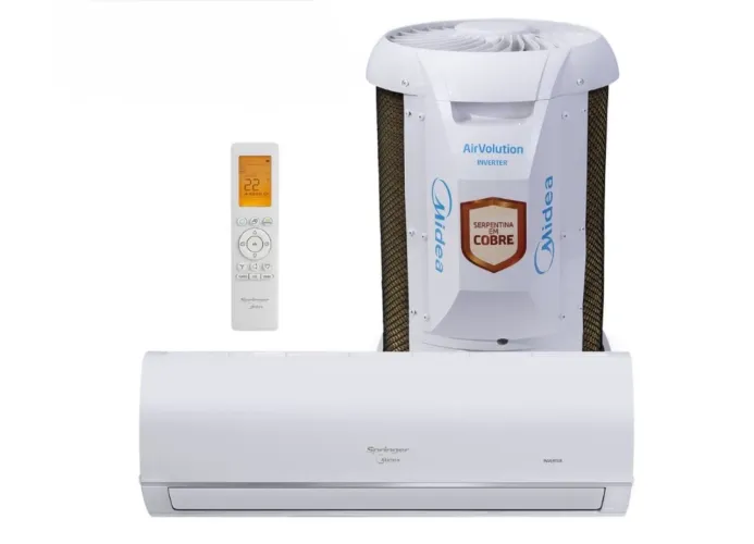 Ar Condicionado 22.000 BTU/h Split Inverter AirVolution Midea (semelhante 24.000 BTU/h)