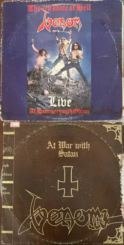Lote 2 Lp vinil venom black metal
