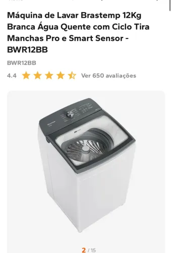 Vendo máquina de lavar em excelente estado