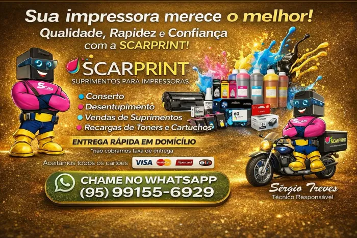 Scarprint venda de tintas toner e cartuchos de impressoras