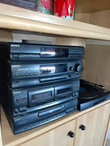 Aparelho de som Sony Lbt-A390 com Toca discos no estado para reparos