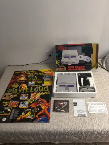 Super Nintendo Bundle Killer Instinct com CD Completo