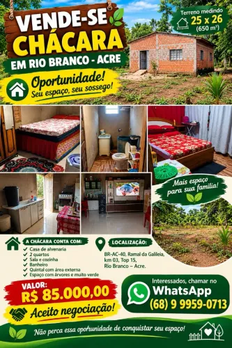 Vendo Chácara