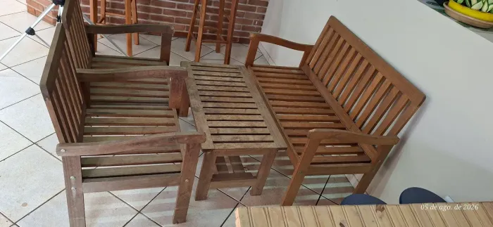 Jogo em madeira para quintal