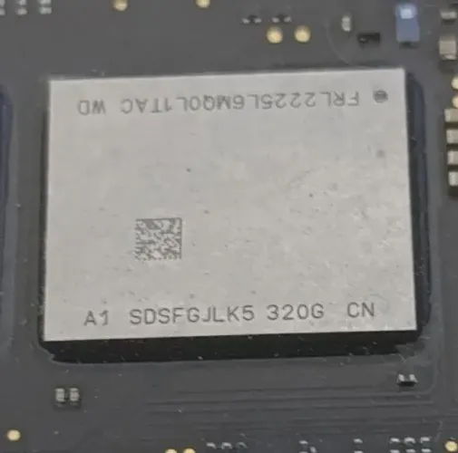 Chip SSD nand 256GB Macbook A1932 A2179 A2337 A2338 A2681 A2941 A3113 A3114