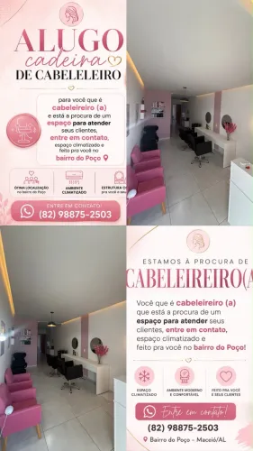 CONTRATO CABELEIREIRO OU ALUGO CADEIRA DE CABELELEIRO