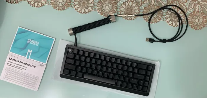 Teclado Magnético Epomaker H68 Lite + Acessórios