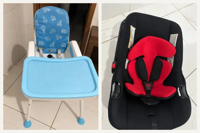 ? KIT BEBÊ: BEBÊ CONFORTO + CADEIRA DE ALIMENTAÇÃO POR R$ 200,00! ?