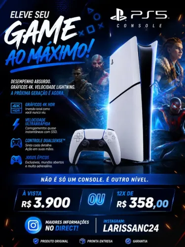 PS5 Console gamer