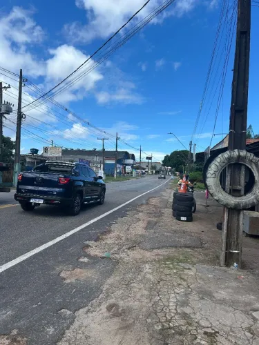 Mosqueiro Vendo terreno com uma estrutura de bate-estaca para até 2 lajes
