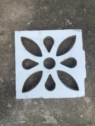 Elemento Vazado Cobogó Flor 39x39x07 concreto