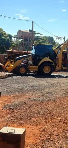 Vendo retro escavadeira Cat 416 E