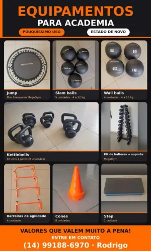 Equipamentos de academia