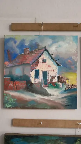 Pintura a Óleo Sobre Tela 
