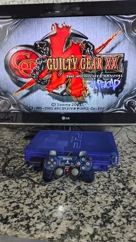 Playstation 2 ocean blue