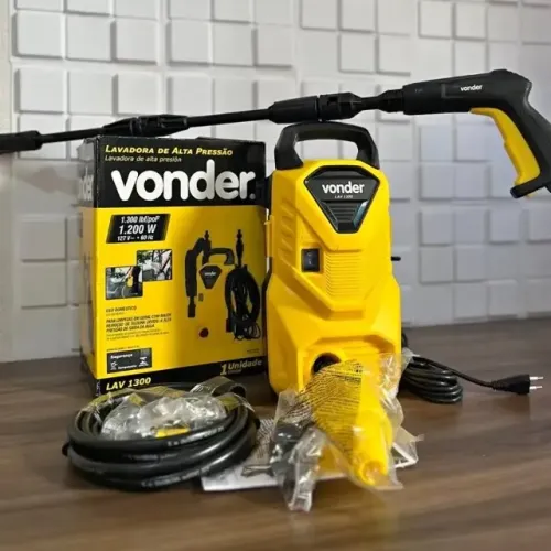 Lavadora de Alta Pressão Vonder 1200w Com Acessórios + Entrega gratis