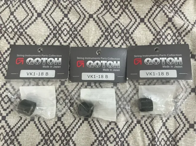 KIT 3 KNOB GOTOH JAPONÊS PRETO