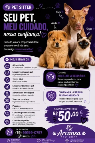 Pet Sitter - Cuidadora de pets