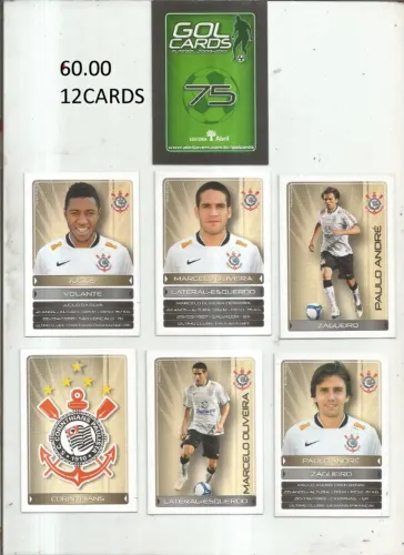 CARDS CAMPEONATO BRASILEIRO 2009/2010 CORINTHIANS 60.00