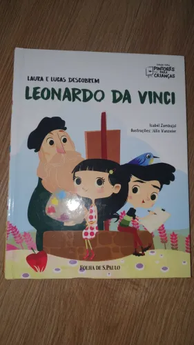 Livro infantil folha de São Paulo Leonardo da vinci