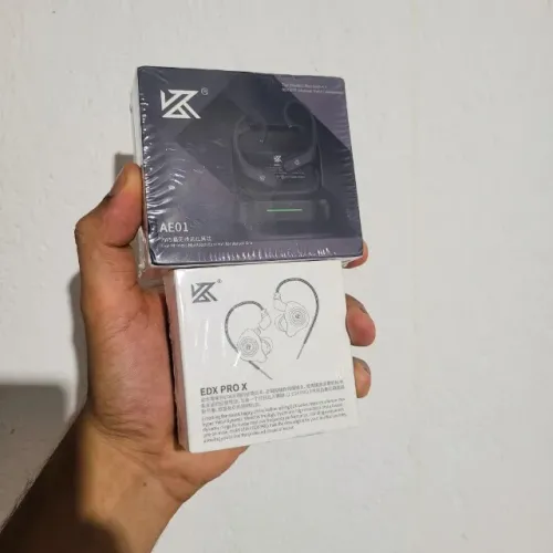 Kit KZ AE01 bluetooth 5.4 + Kz edx pro X preto (novo)