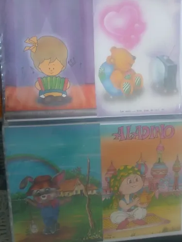 Pasta com 150 papel de carta anos 90