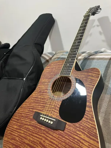 Violão Vogga Elétrico Perfeito com afinador