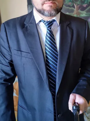 Terno Giorgio Armani Original 100% Lã Virgem Cinza Carvão Made In Italy 52 IT