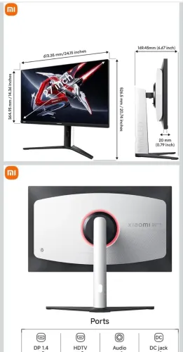 Xiaomi g pro 27i mini Led qhd 27 pol180hz