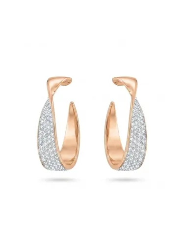 Brinco argola swarovski 