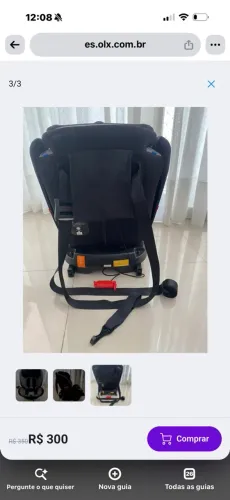 Cadeirinha de bebê galzerano 0 a 36kg