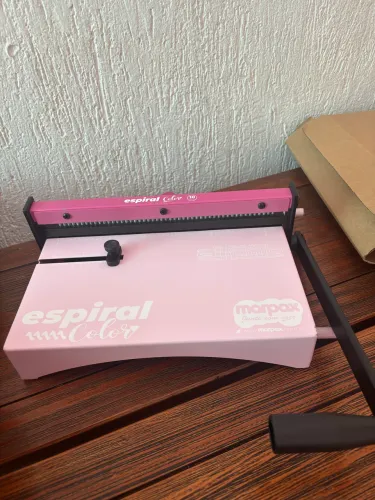 Encadernadora rosa espiral