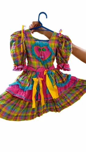 Roupa São João 3/4 anos 
