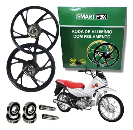Par Roda 5 Palito Pé De Galinha Pop100 Pop 100 Freio TamborPar Roda 5 Palito Pé De Galinha