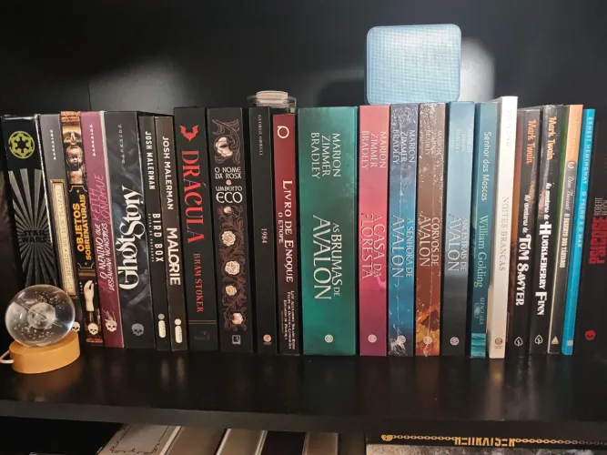 Livros variados vendo separados
