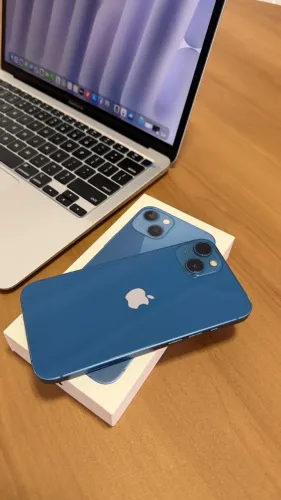 iPhone 13 Blue 128GB, Seminovo excelente estado, 76%, Garantia