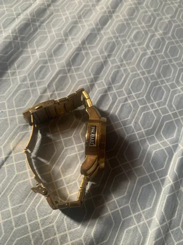 Relógio bvgari roleta cassino dourado