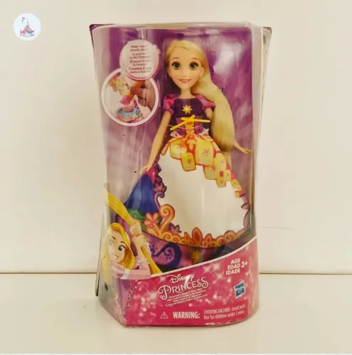 Boneca Rapunzel Hasbro vestido Muda de cor ao Pintar